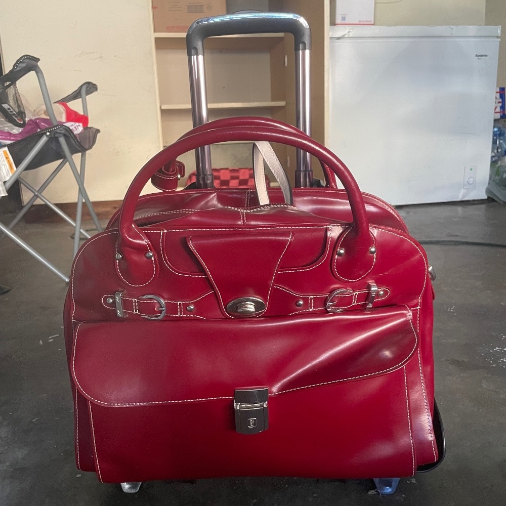 Mcklein laptop rolling briefcase
